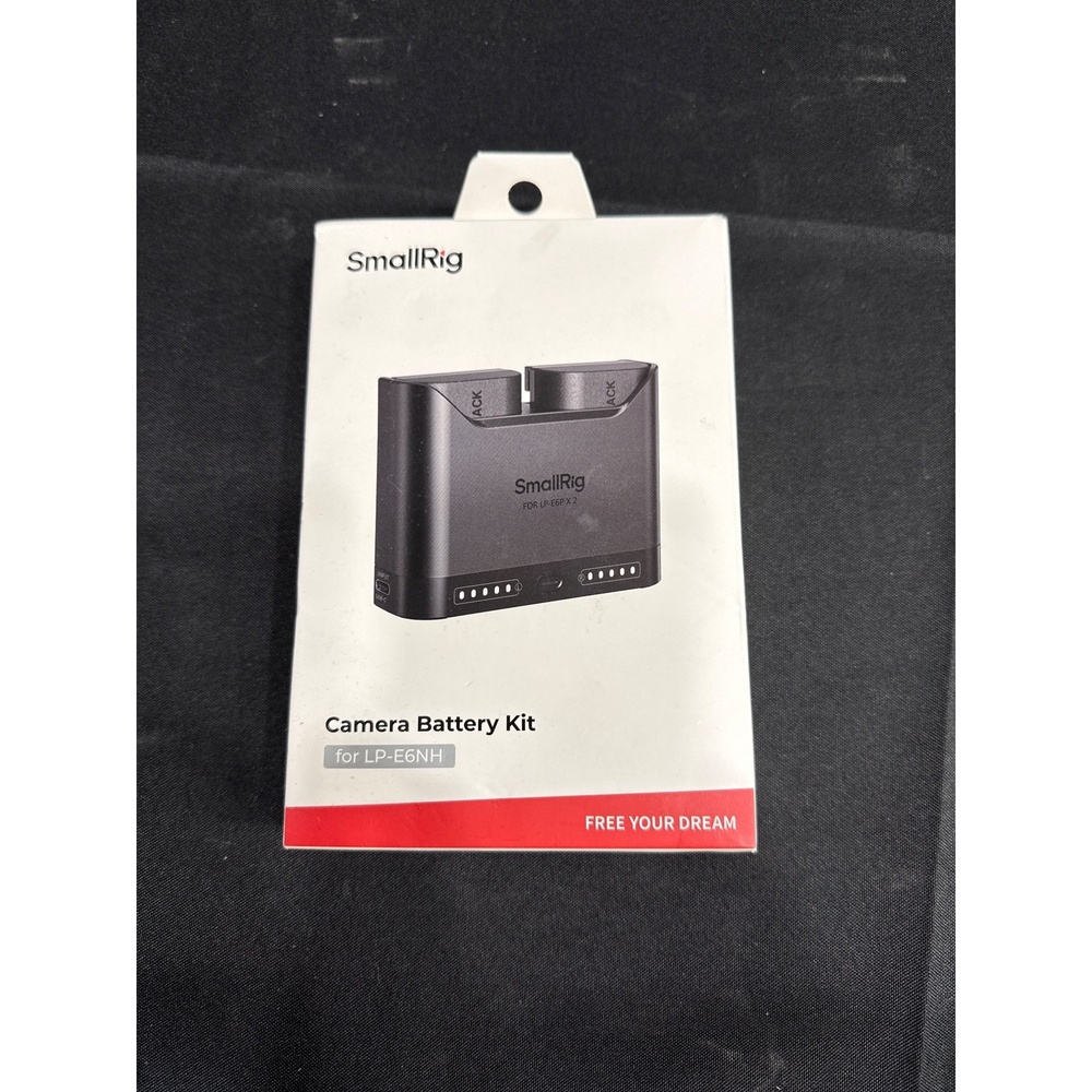 SmallRig Camera Battery Kit LP-E6NH 2x Batteries + Dual USB-C Charger